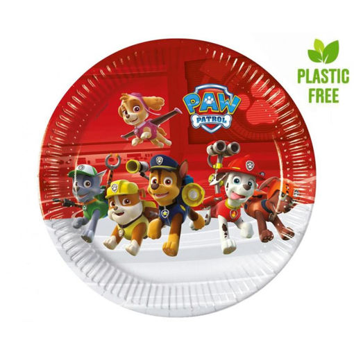 Picture of PAW PATROL READY FOR ACTION PAPER PLATES 23CM 8 PACK